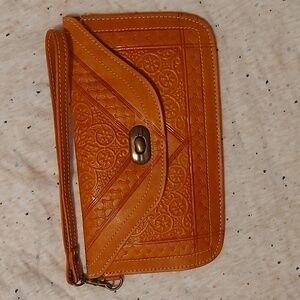 Women's leather wallet and purses